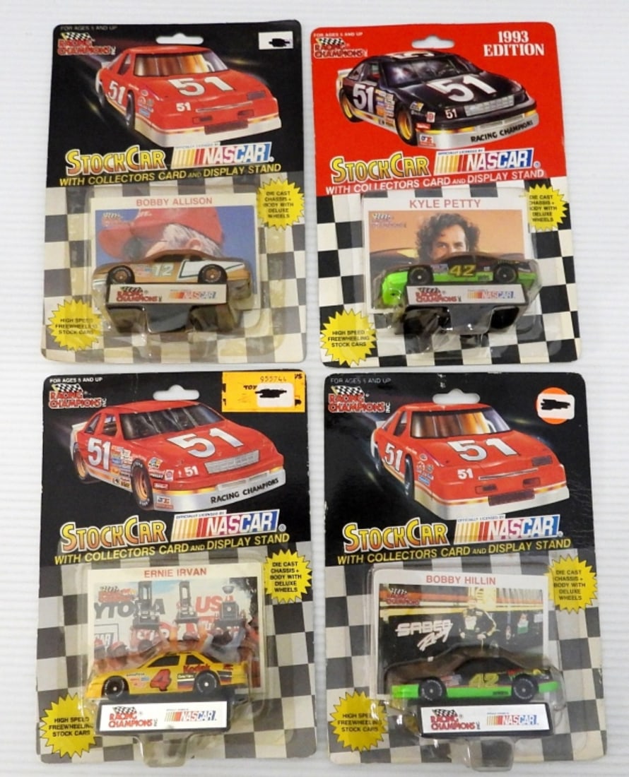 (4) VINTAGE RACING CHAMPIONS NASCAR (1 of 2)