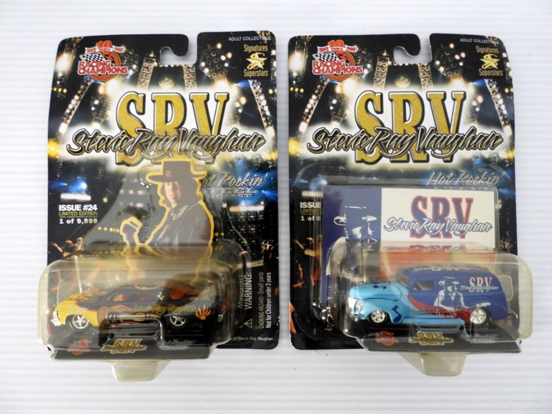(2) RACING CHAMPIONS STEVIE RAY VAUGHAN (1 of 2)