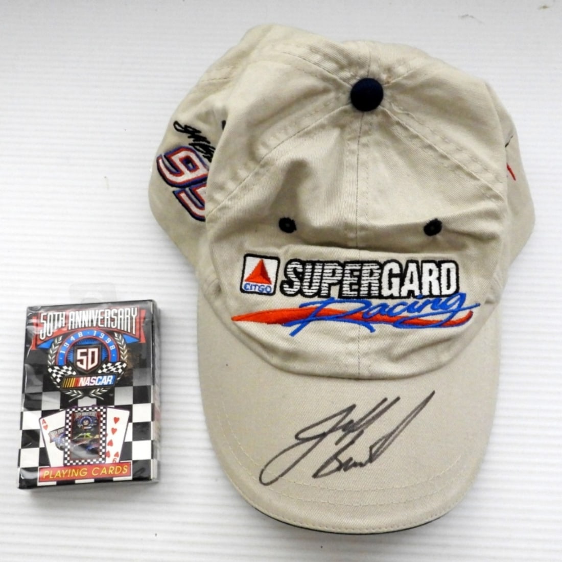 CITGO 99 NASCAR AUTORGPRAH JEFF BURTON HAT (1 of 2)