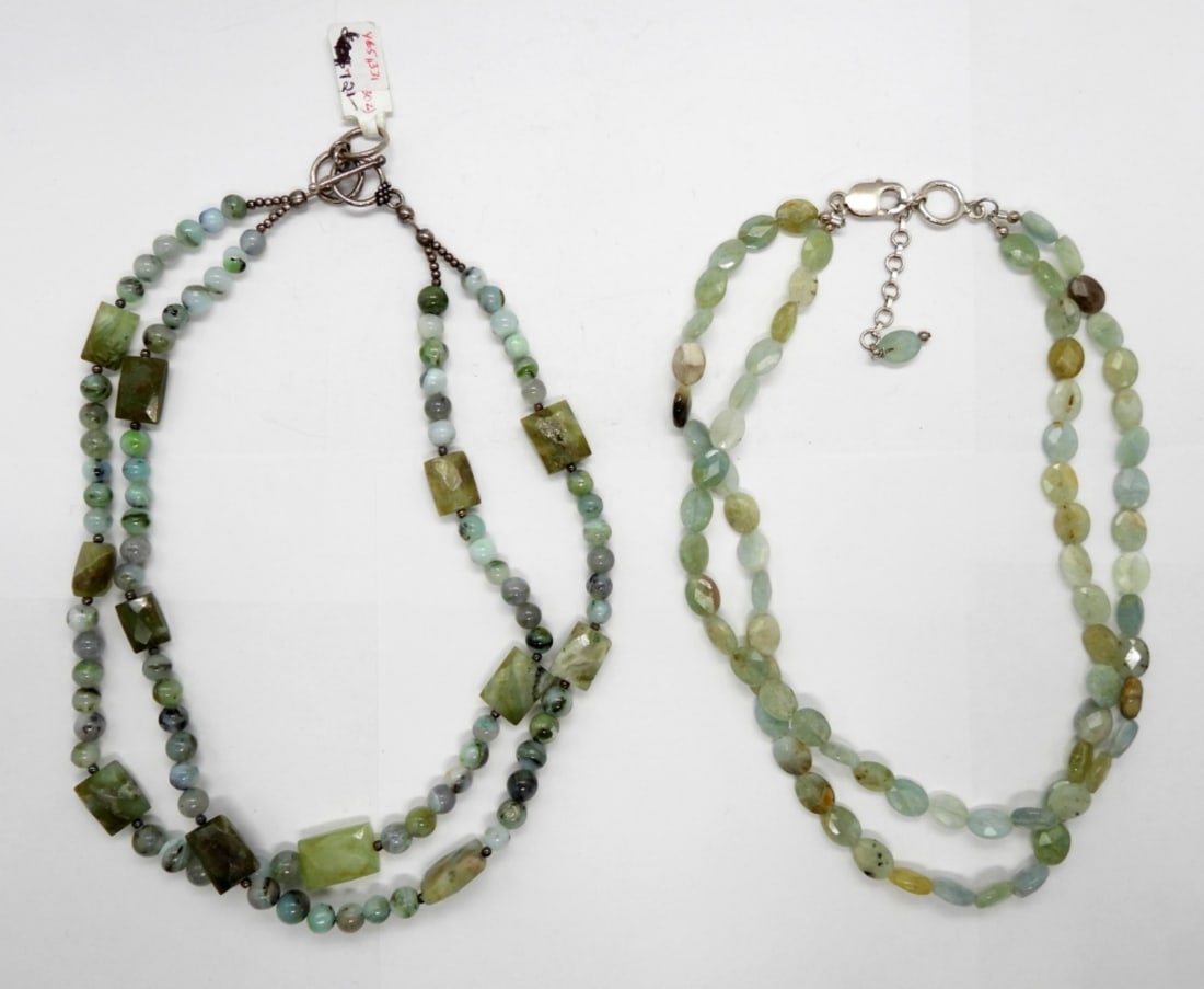 Natural Aquamarine Necklaces (1 of 2)