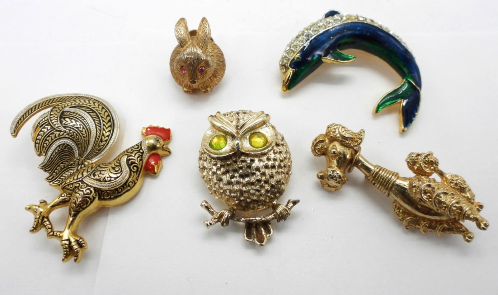 Sarah Coventry Owl Pin & More (1 of 2)
