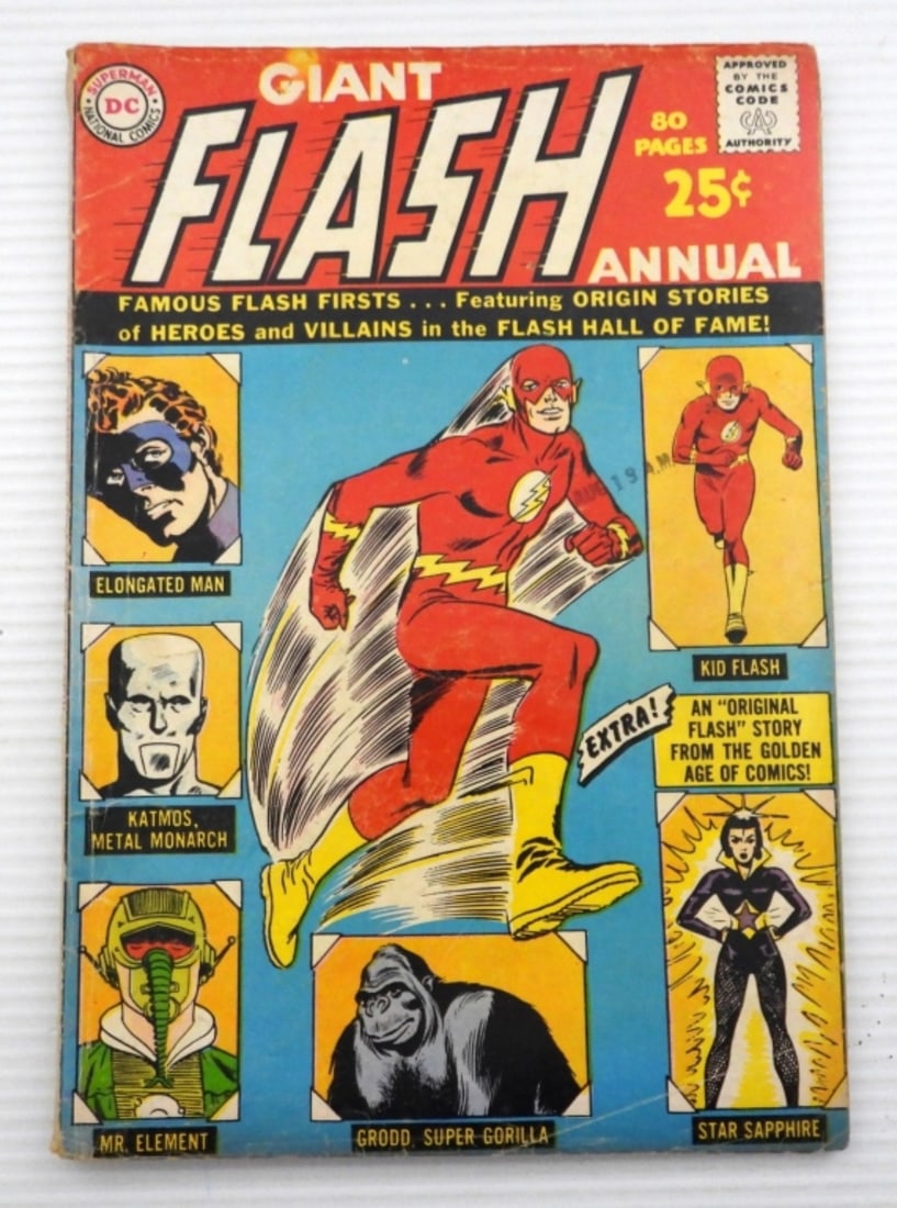 FLASH ANNUAL #1 DC COMIC 1963 (1 of 2)