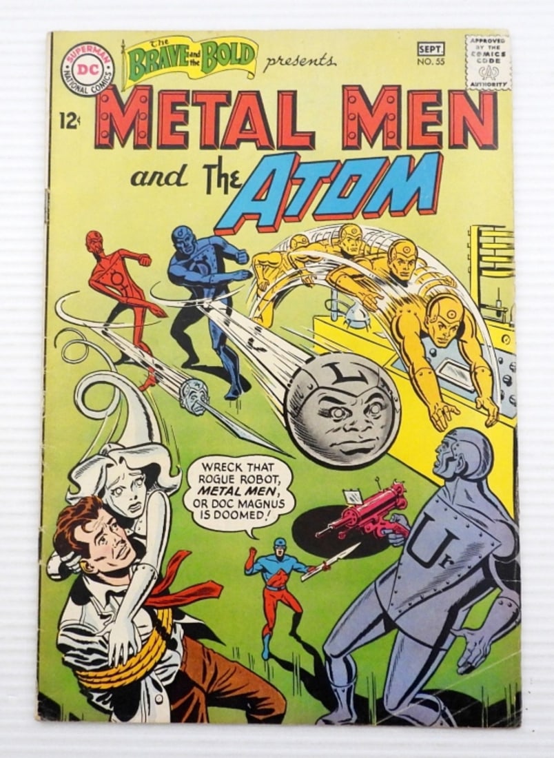 METAL MEN and the ATOM DC COMIC #55 (1 of 2)