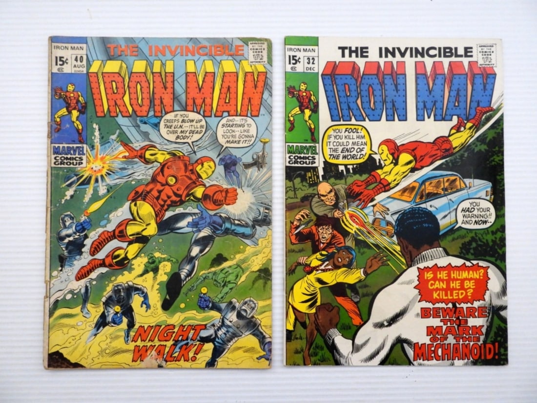 (2) 1971 MARVEL IRON MAN #32 & #40 (1 of 2)