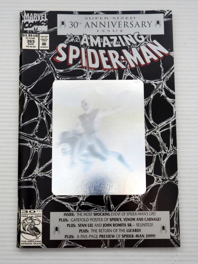 Amazing Spider-Man #365 Super-sized: 30th Anniversary Issue Hologram - NICE
