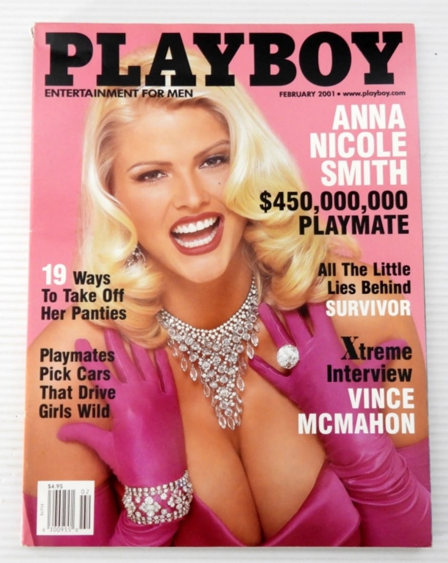 2001 PLAYBOY MAGAZINE - ANNA NICOLE: FEBRUARY EDITION - VF/NM