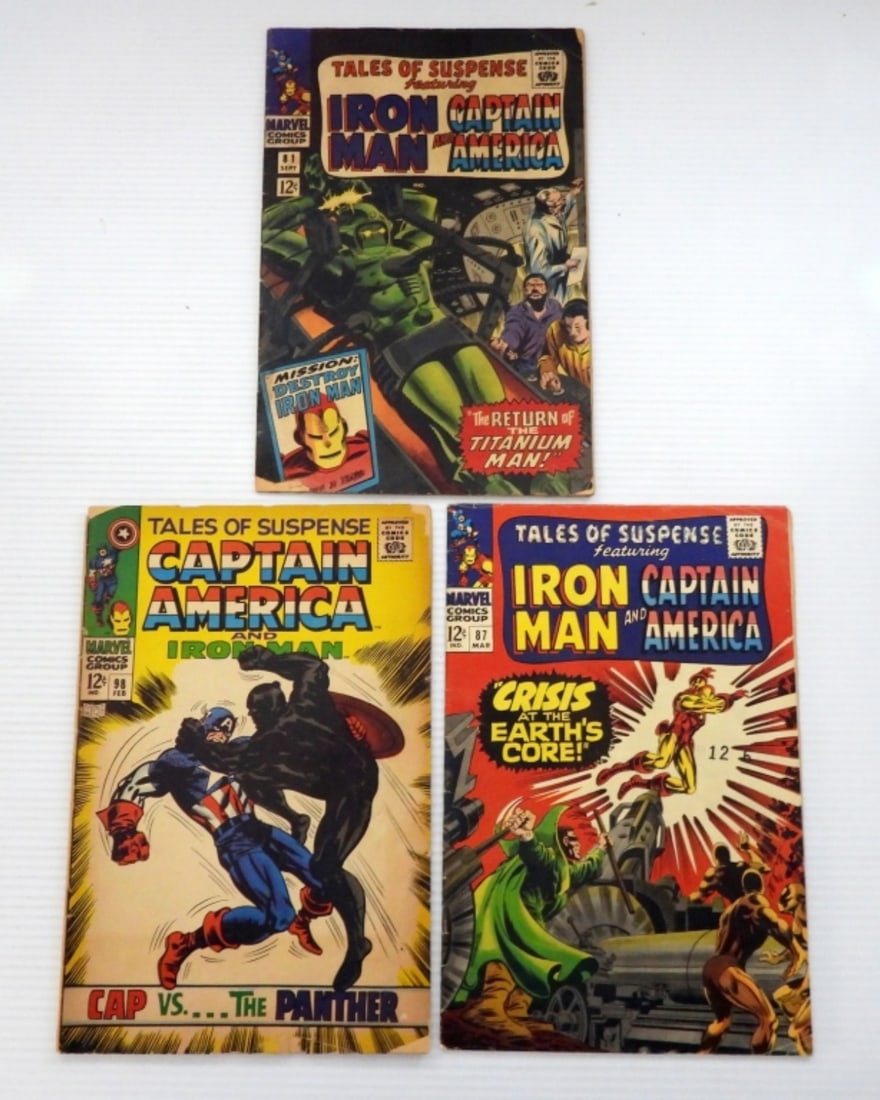 (3) VINTAGE MARVEL TALES OF SUSPENSE (1 of 2)