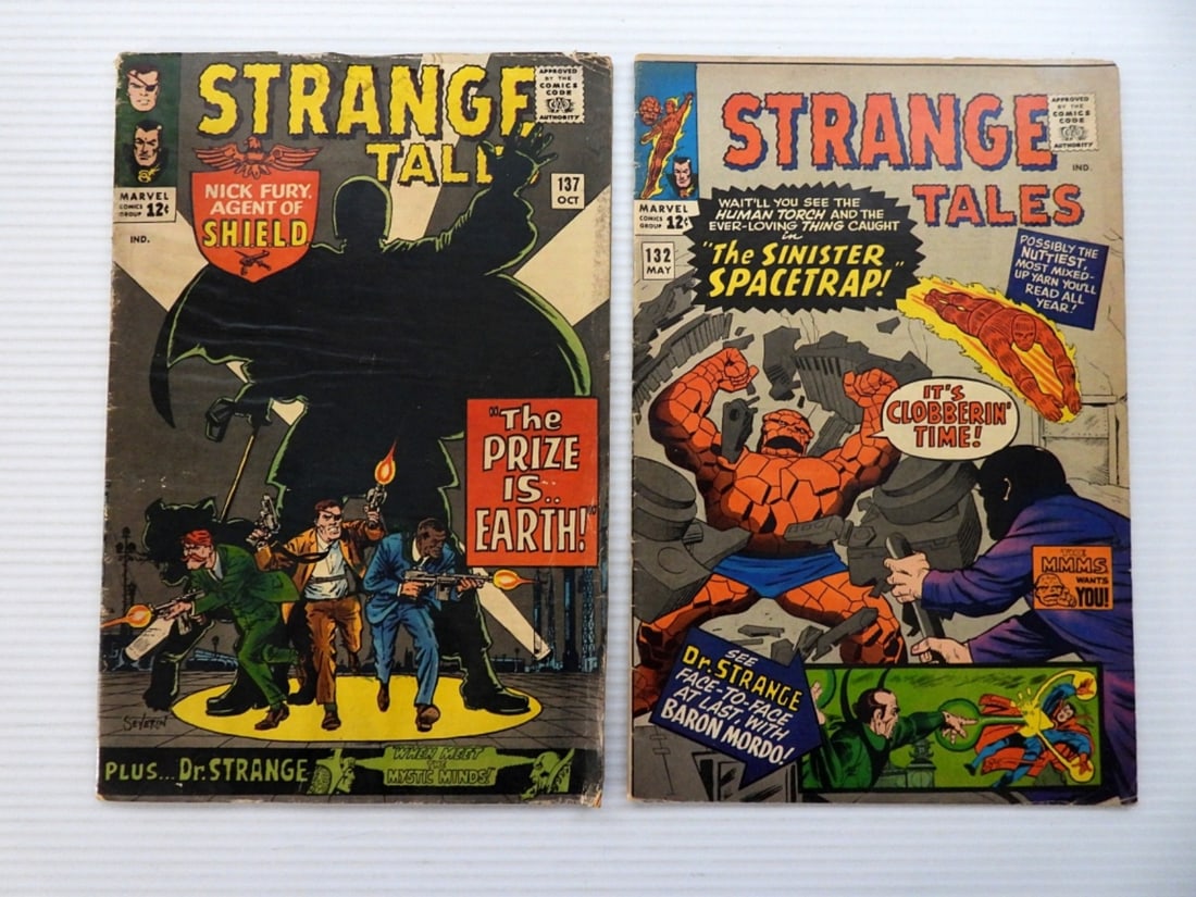(2) MARVEL STRANGE TALES COMIC BOOKS (1 of 2)