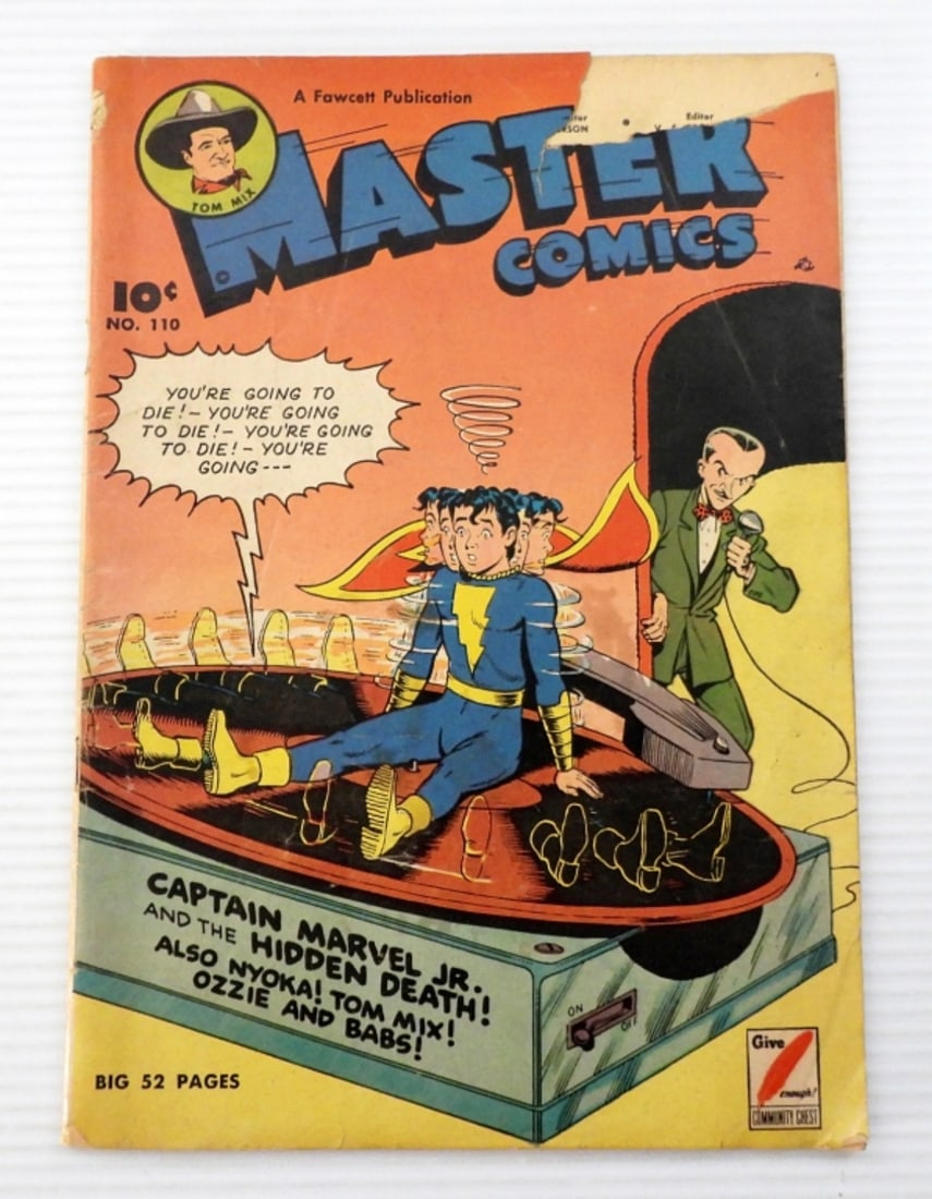 1949 MASTER COMICS 10 CENT ISSUE #110 (1 of 2)