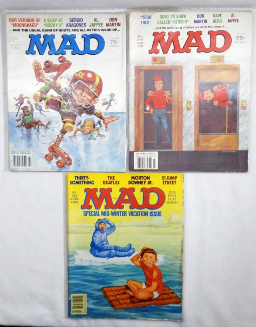 (3) MAD MAGAZINES LOT (1 of 3)