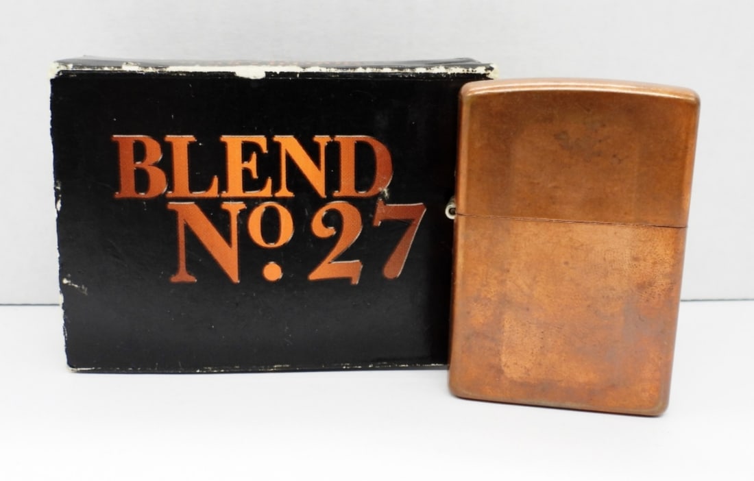 UNFIRED COPPER ADVERTISING MARLBORO ZIPPO (1 of 4)