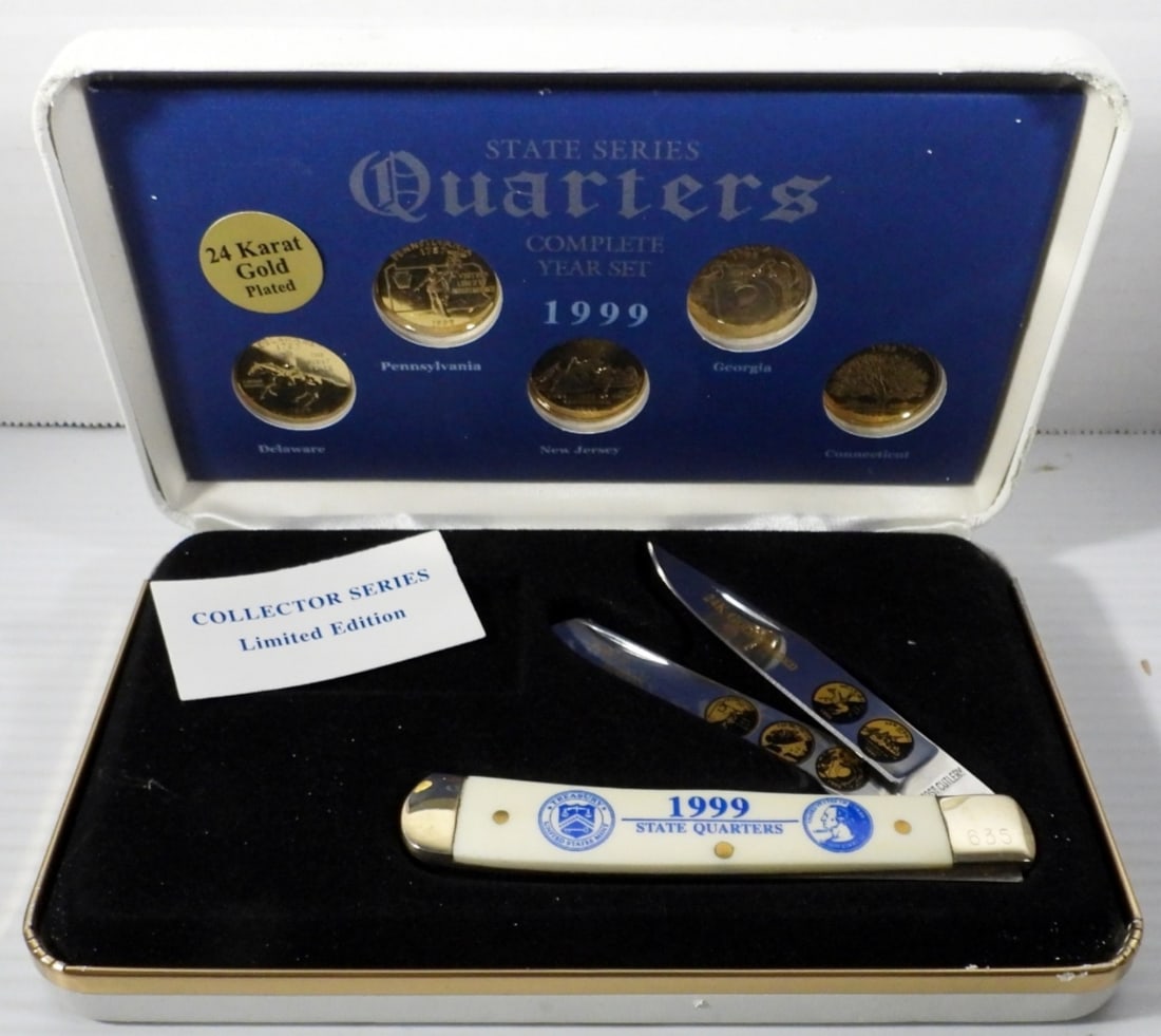 FROST CUTLERY 1999 STATE QTR KNIFE plus (1 of 5)