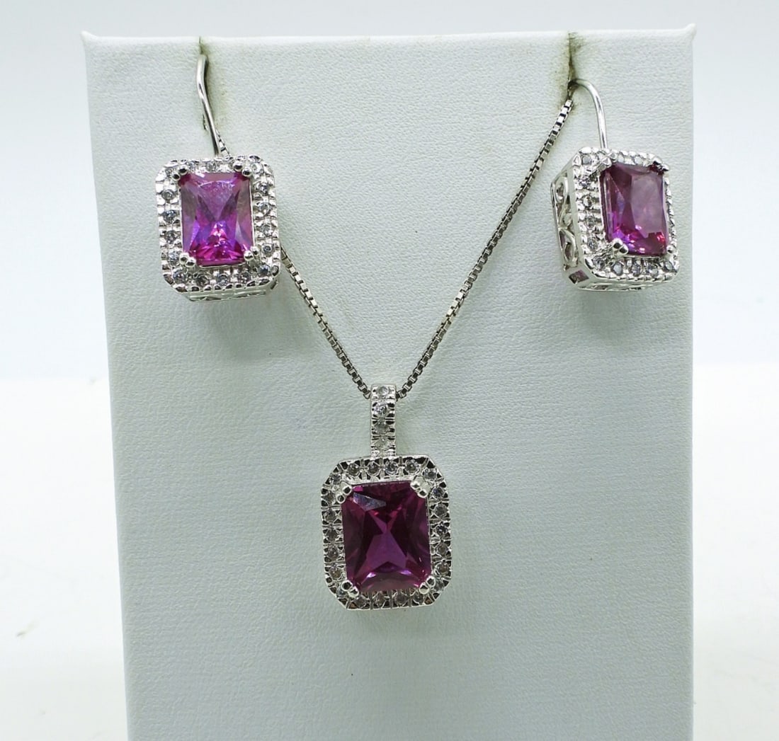 Gorgeous Sterling Gemstone Set (1 of 2)