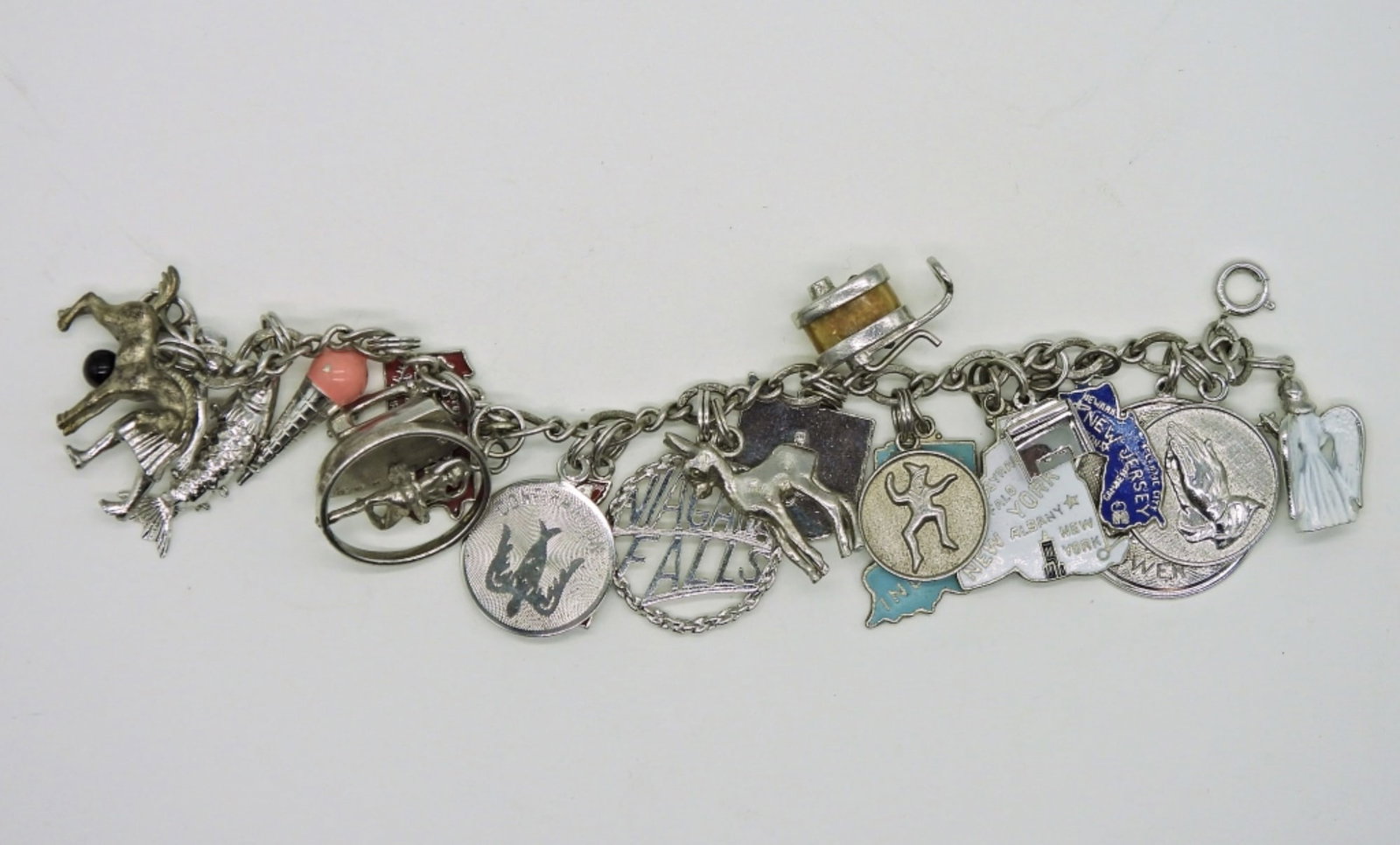 Sterling Vintage Charm Bracelet (1 of 2)