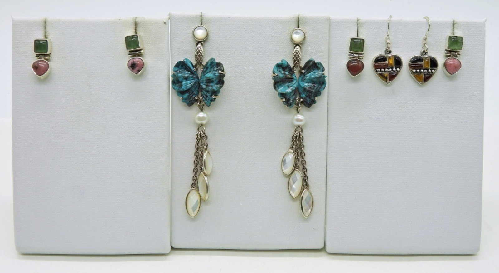 4 Pair of Sterling Earrings (1 of 3)