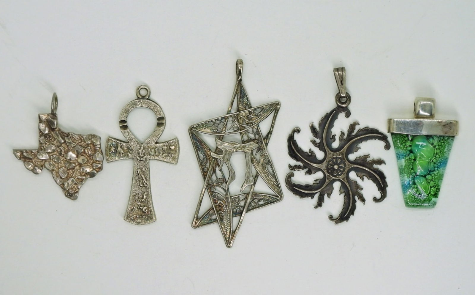 5 Sterling Pendants (1 of 3)