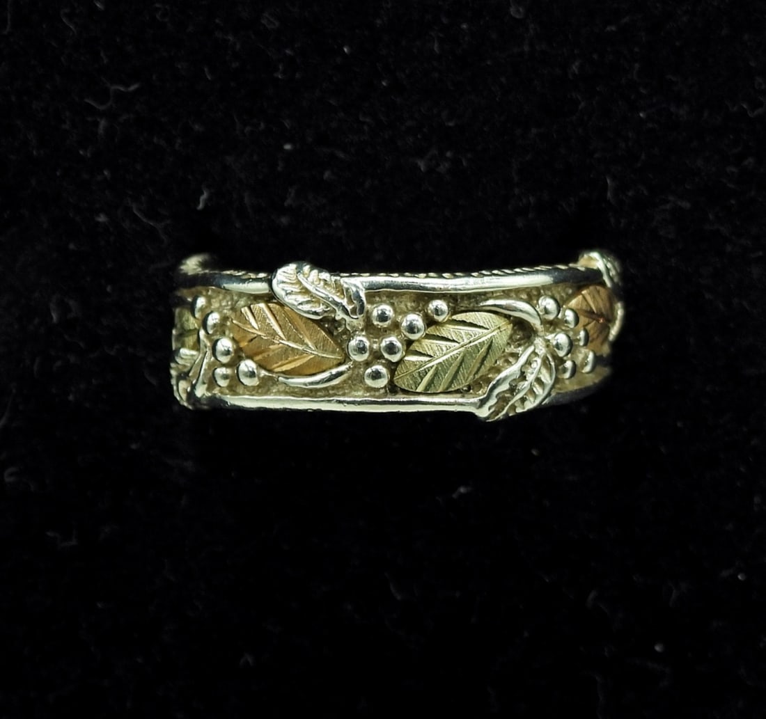Sterling & 12k Gold Ring (1 of 2)