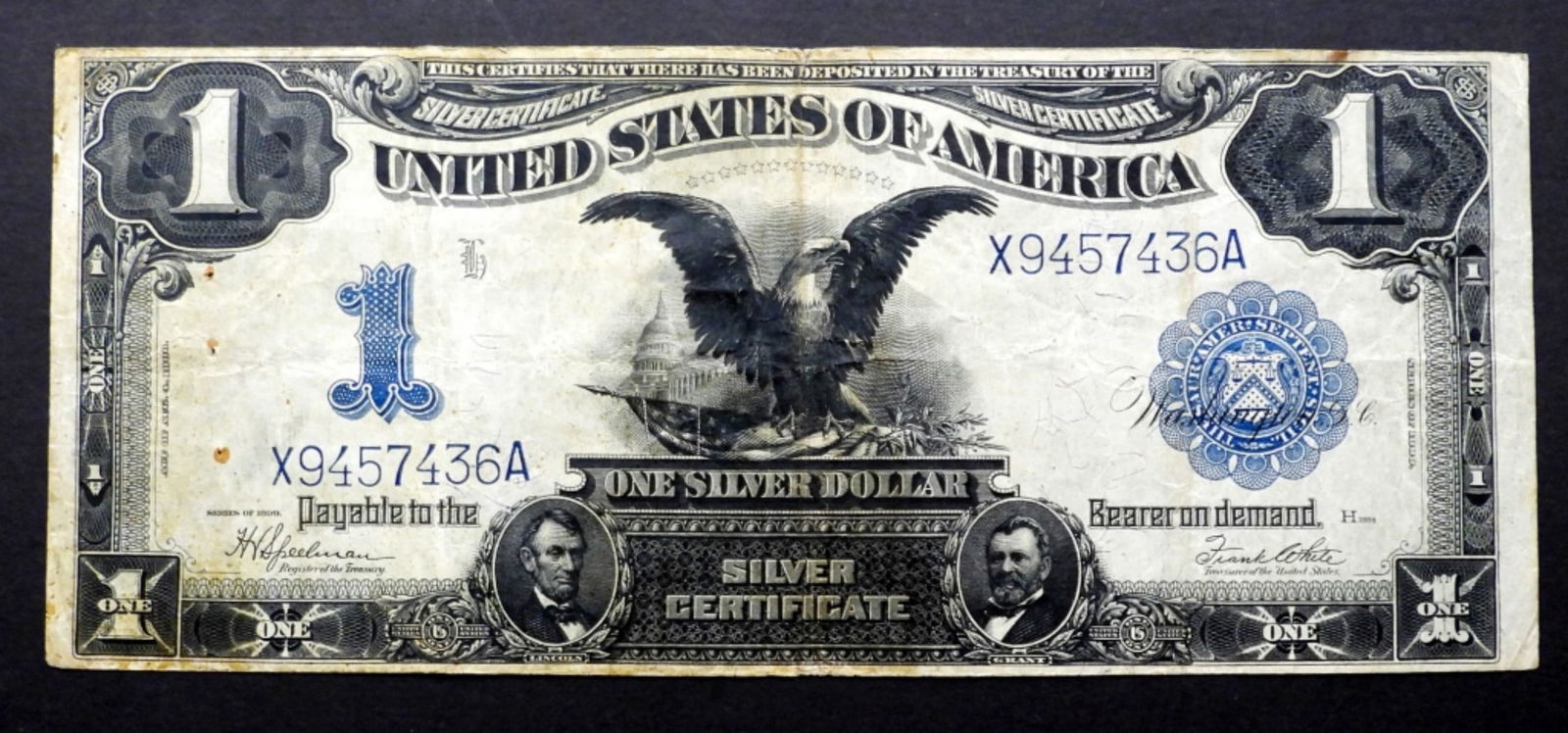 1899 $1 BLACK EAGLE SILVER CERTIFICATE (1 of 2)