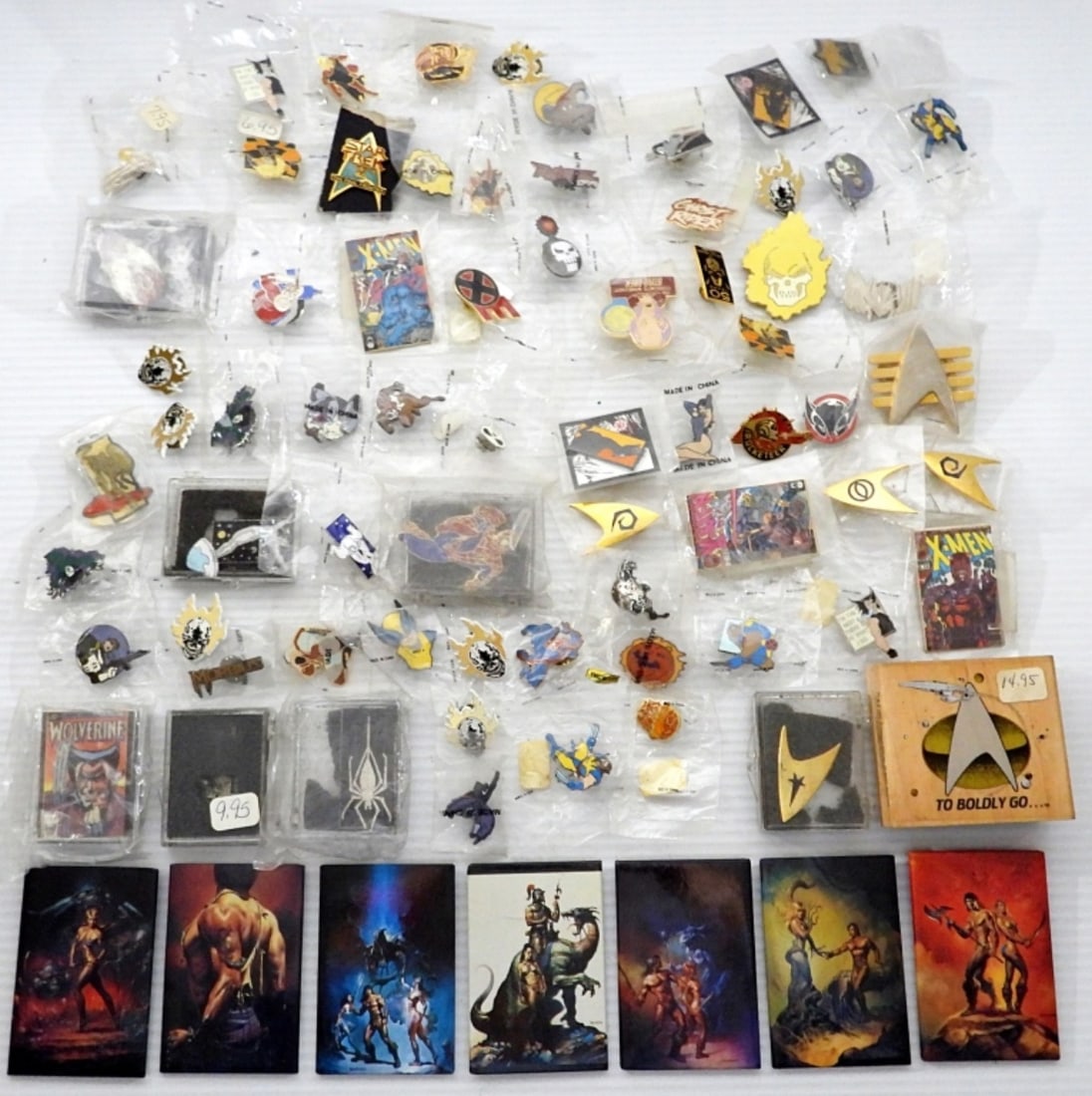 EARLY 1990s MARVEL SUPER HEROE LOT (1 of 4)