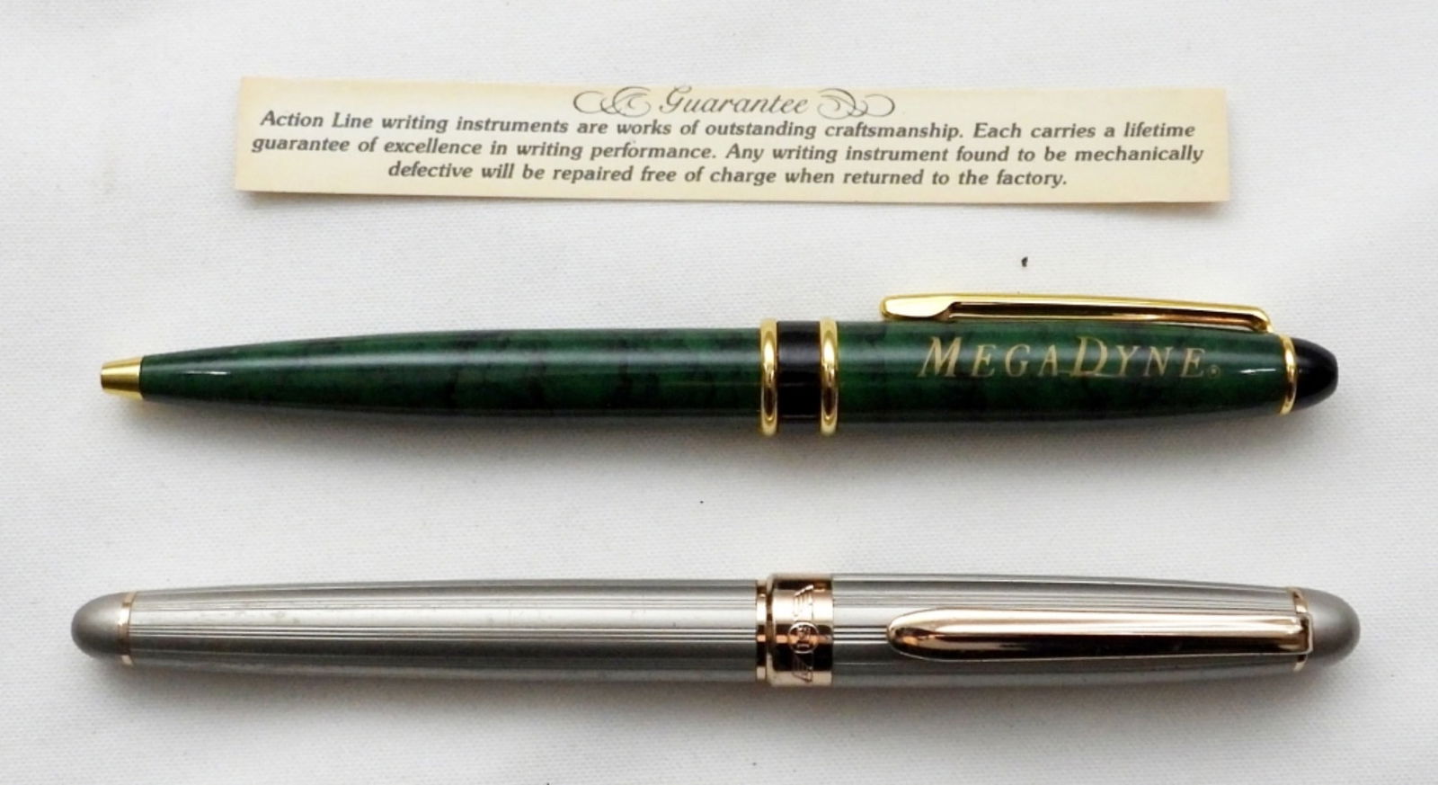 (2) ELITE PENS - MEGADYNE in ORG. BOX (1 of 2)