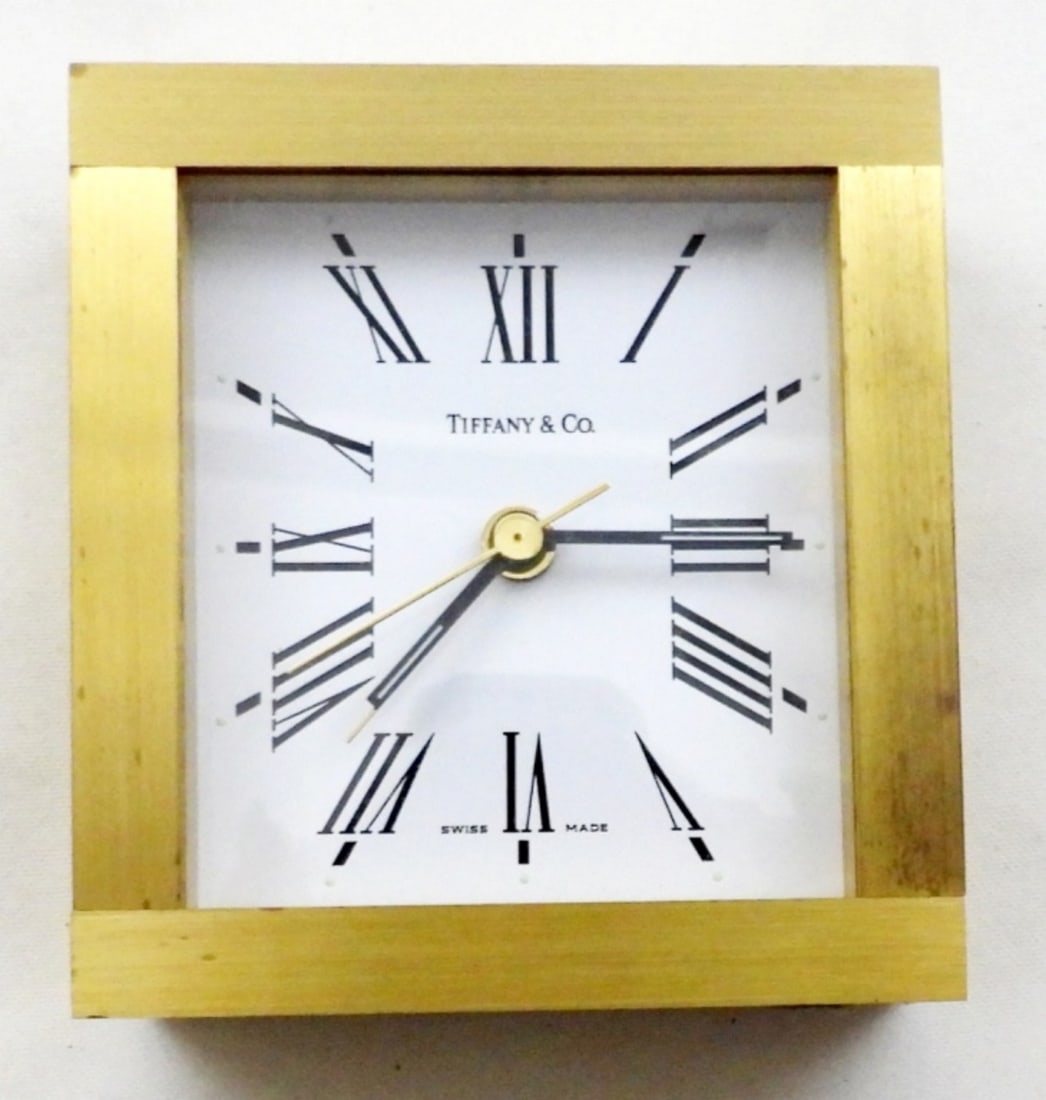 TIFFANY & CO DESK CLOCK QUARTZ (1 of 4)