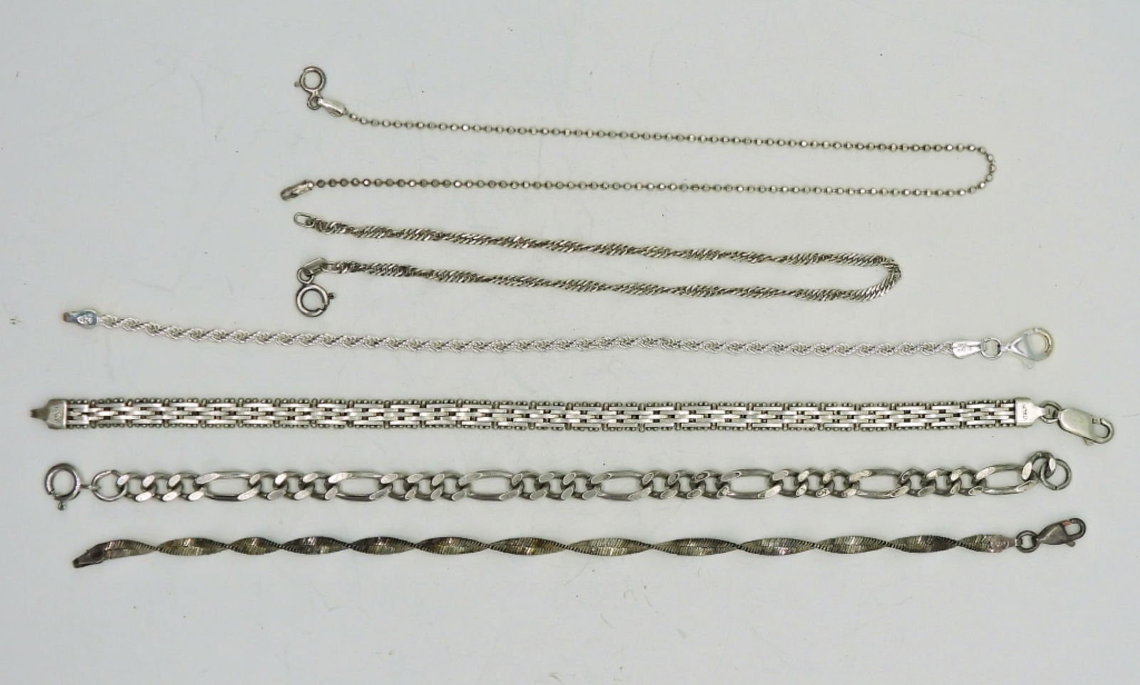 6 Sterling Bracelet / Anklets (1 of 1)