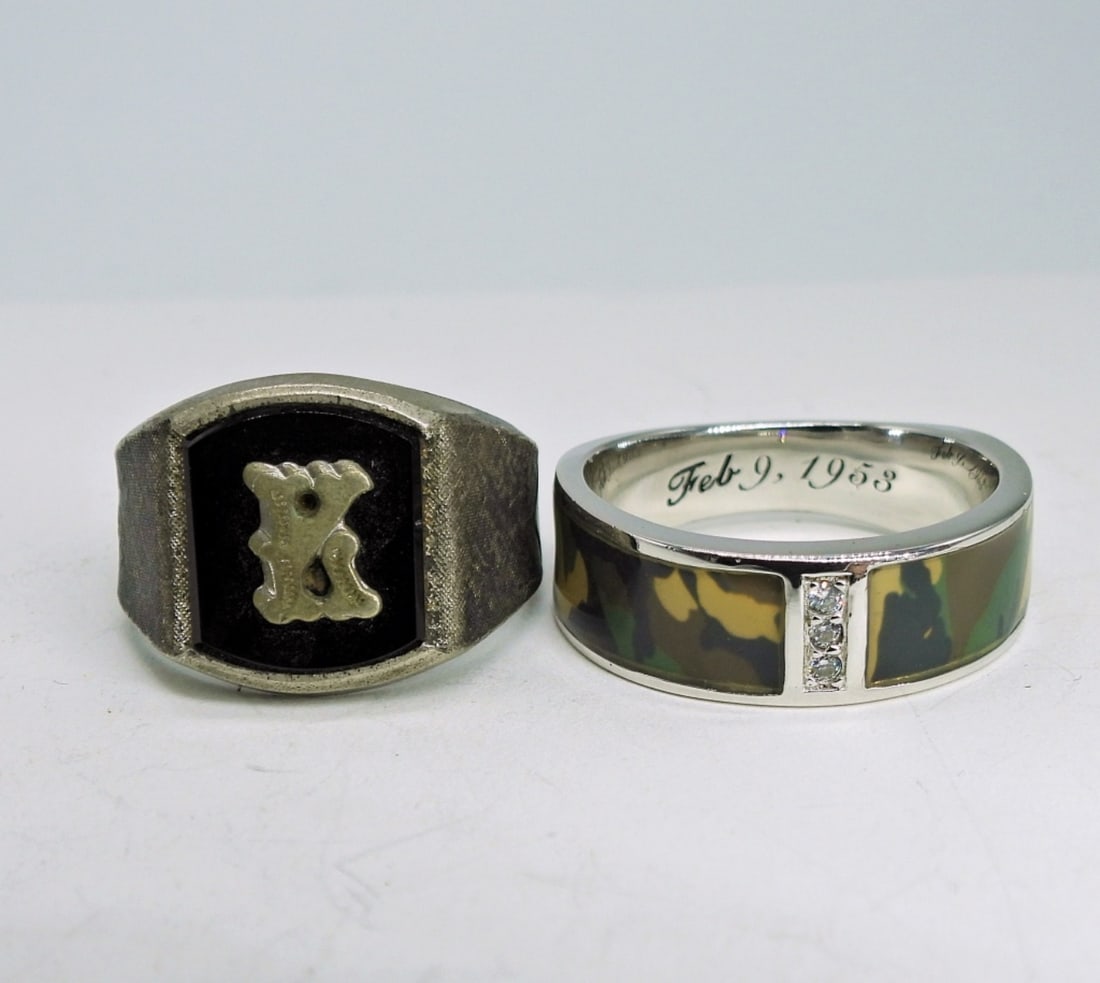 2 Sterling Men's Rings (1 of 2)