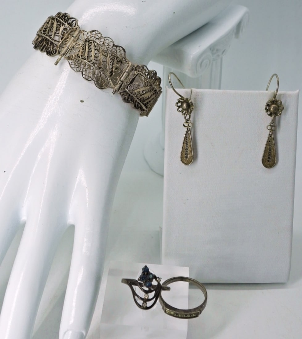 Sterling Filigree Set & More (1 of 5)