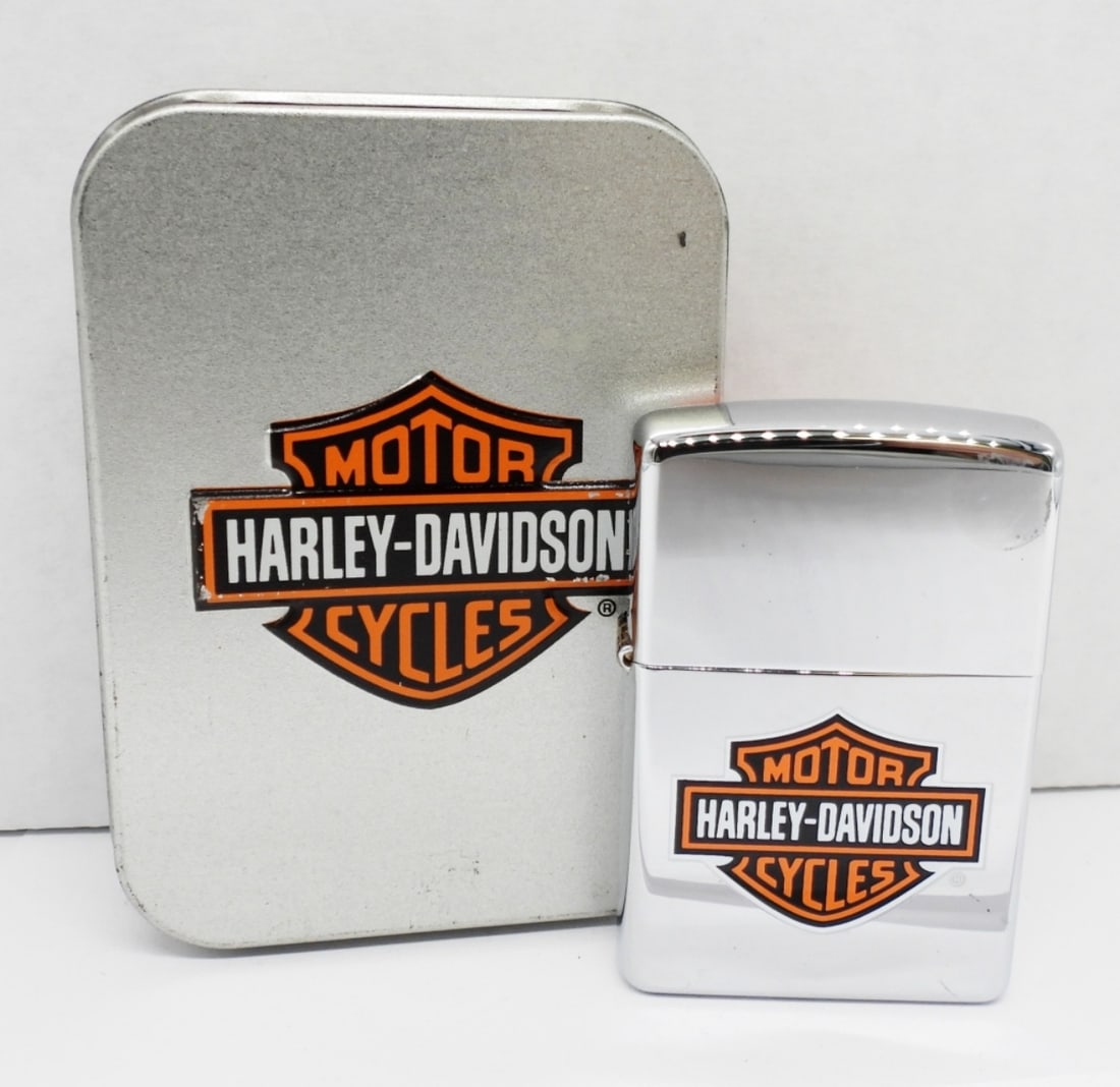 SEALED 2002 HARLEY-DAVIDSON ZIPPO (1 of 4)