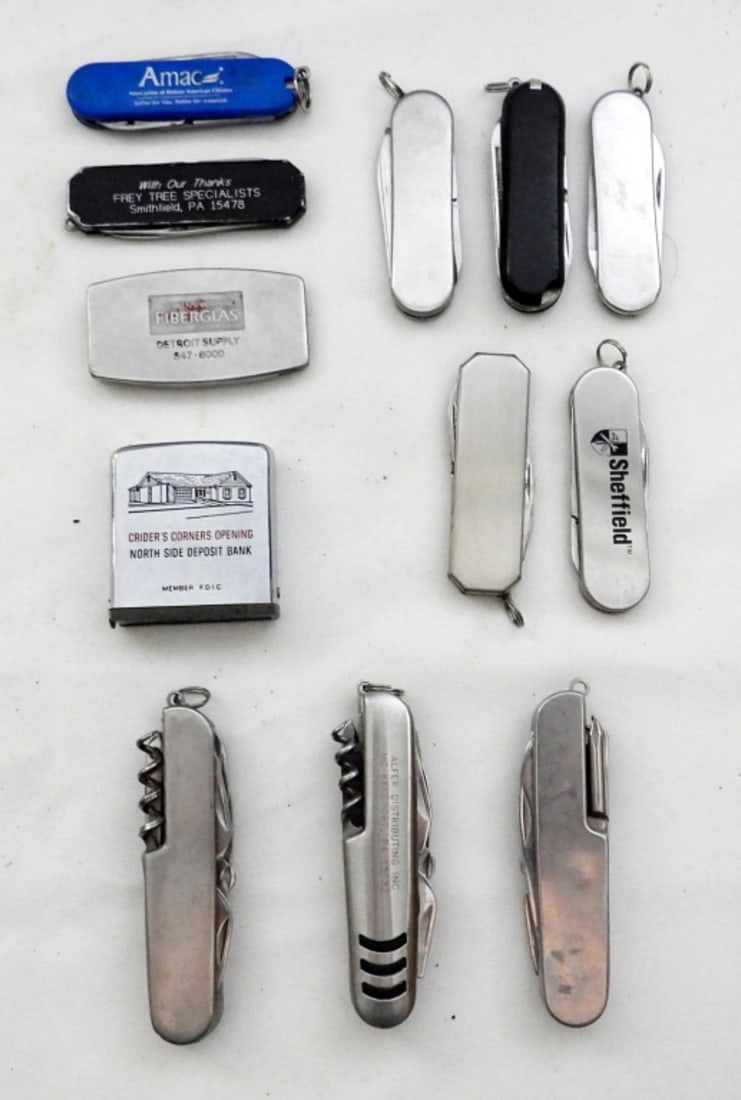 (12) POCKET KNIFE & MORE LOT - ZIPPO (1 of 2)