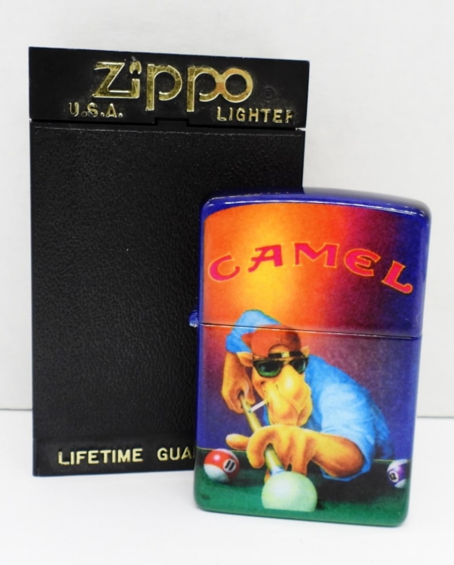 1993 UNFIRED CAMEL ADVERTISING ZIPPO: UNFIRED, IN A ZIPPO LIGHTER