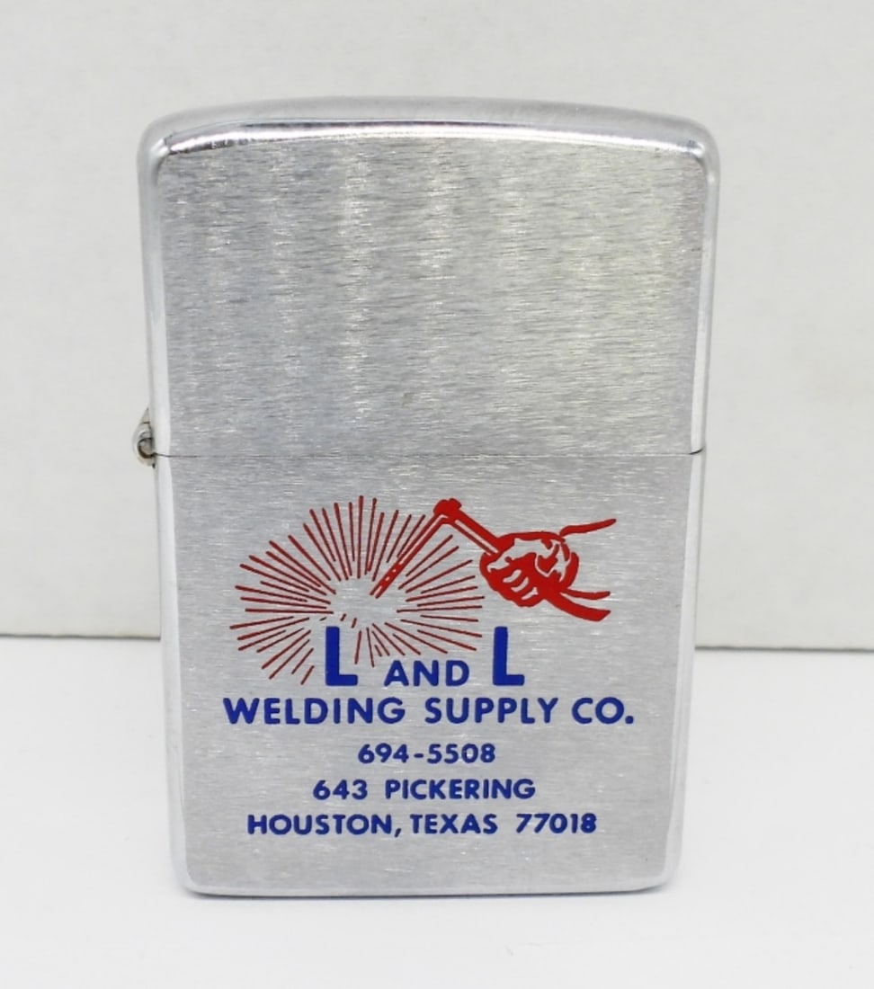 1975 UNFIRED ZIPPO ADVERTISING LIGTHER: UNFIRED