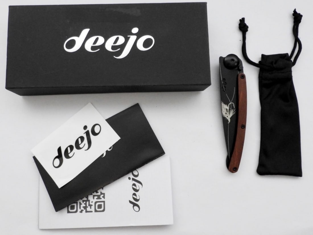 DEEJO 27G LOCK BACK KNIFE in BOX (1 of 3)