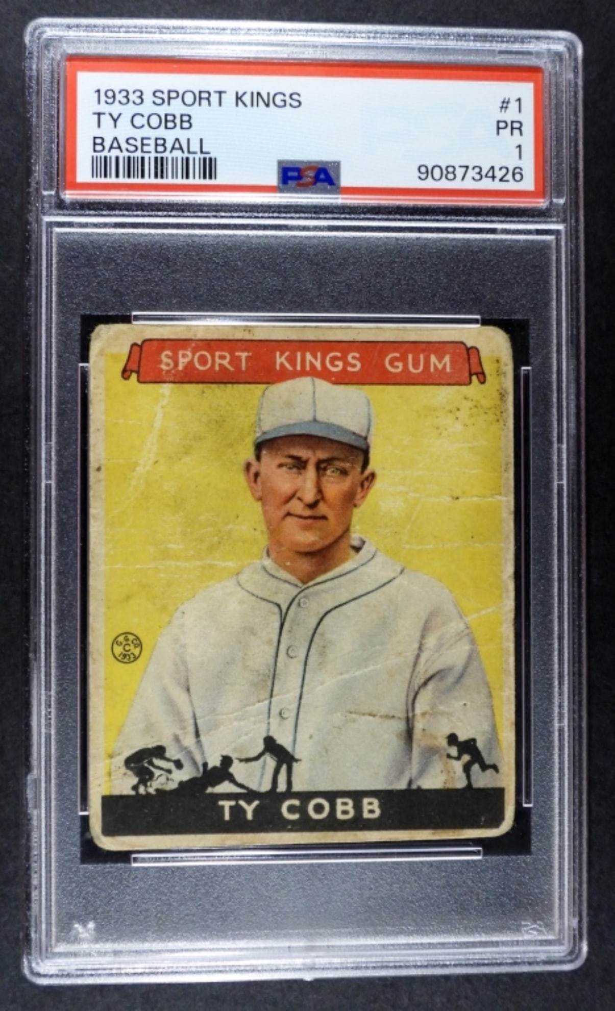 1933 SPORT KINGS #1 TY COBB PSA 1 (1 of 2)