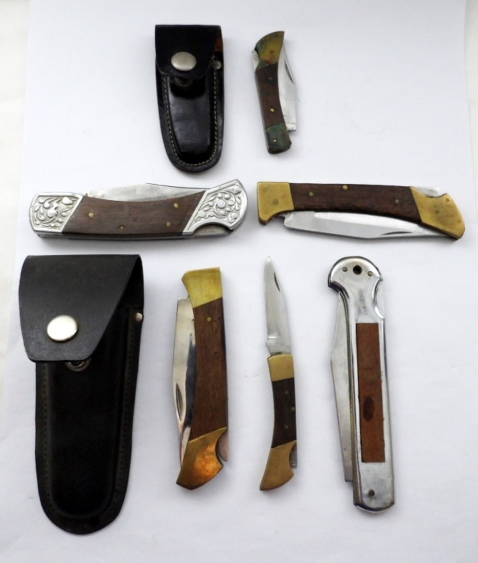 (6) LOCKBACK PAKISTAN KNIFE LOT (1 of 3)