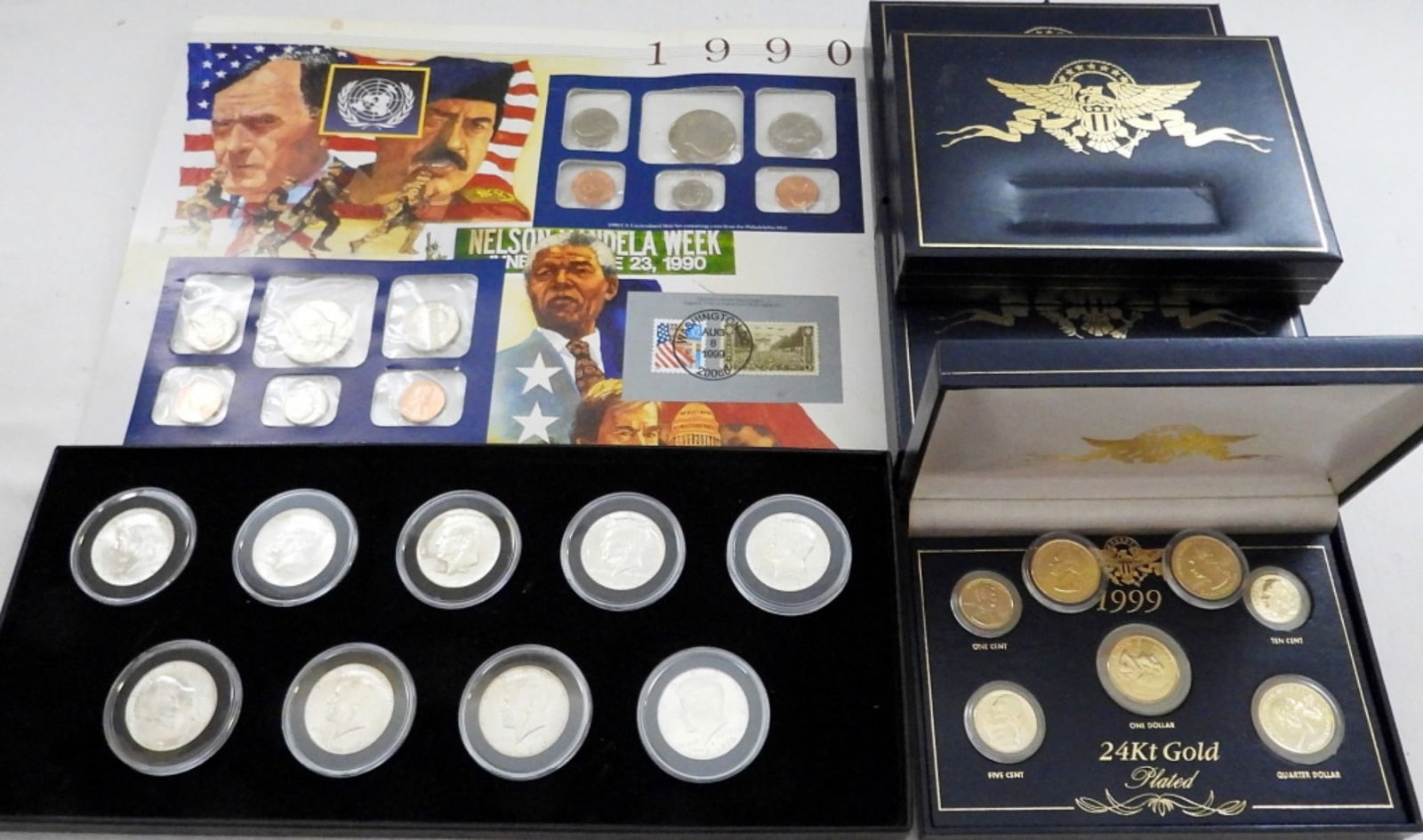 U.S. COIN LOT: SILVER KENNEDY SET (9), (1 of 4)