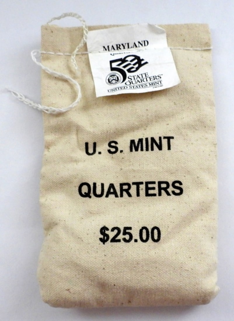 U.S. MINT BAG OF MARYLAND QUARTERS (P) (1 of 3)