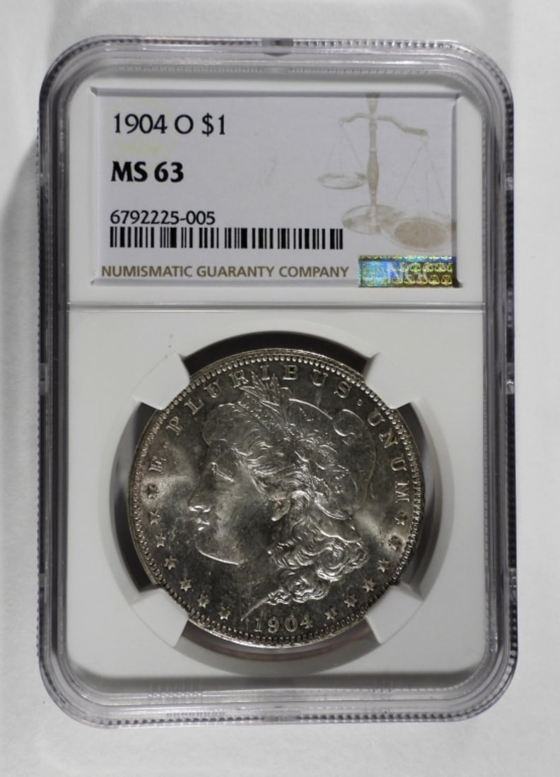 1904-O MORGAN DOLLAR NGC MS-63 (1 of 4)