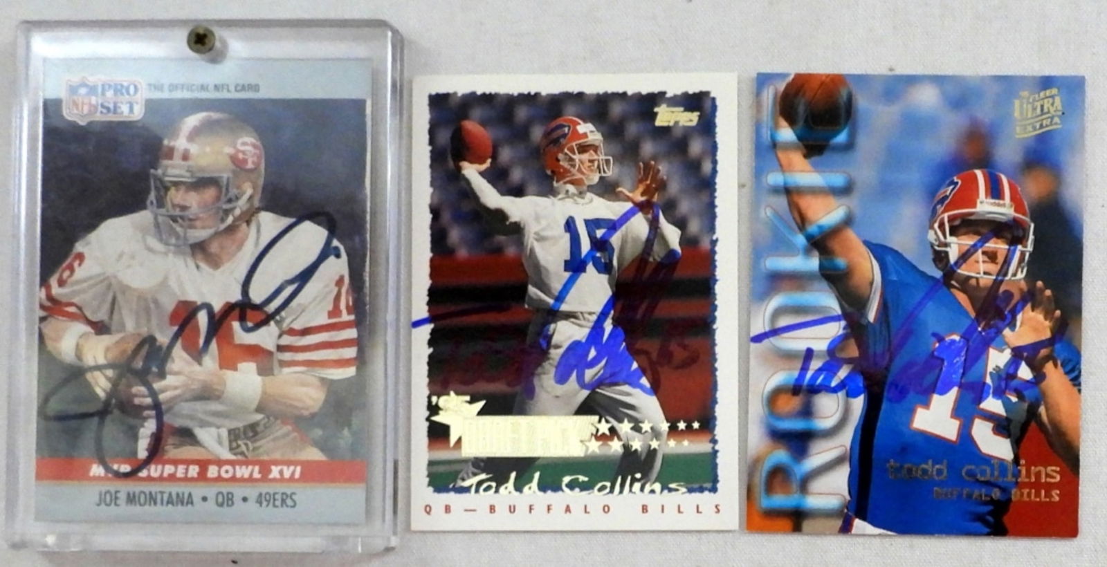 JOE MONTANA  AUTOGRAPHED CARD (1 of 2)