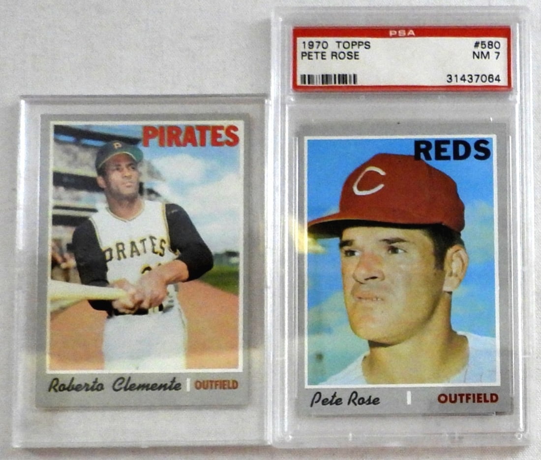1970 TOPPS PETE ROSE #580 PSA 7 plus (1 of 2)
