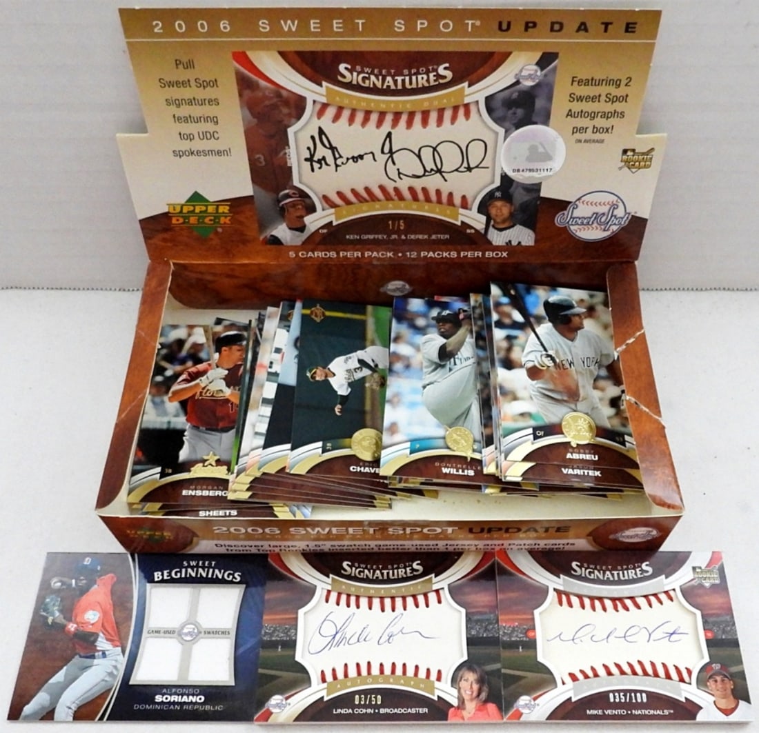 2006 UPPER DECK SWEET SPOT UPDATE BOX (1 of 4)