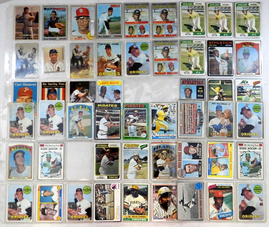 (71) BASEBALL CARDS 60s & 70s STARS (1 of 4)