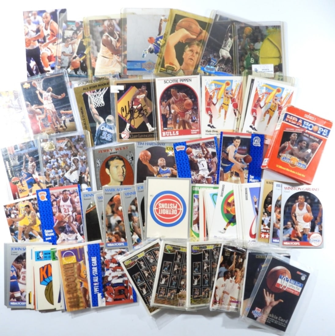 BASKETBALL COLLECTORS LOT - TOPPS,: FLEER, HOOPS & MORE - MINI SETS, FLEER STICKERS & STAR CARDS