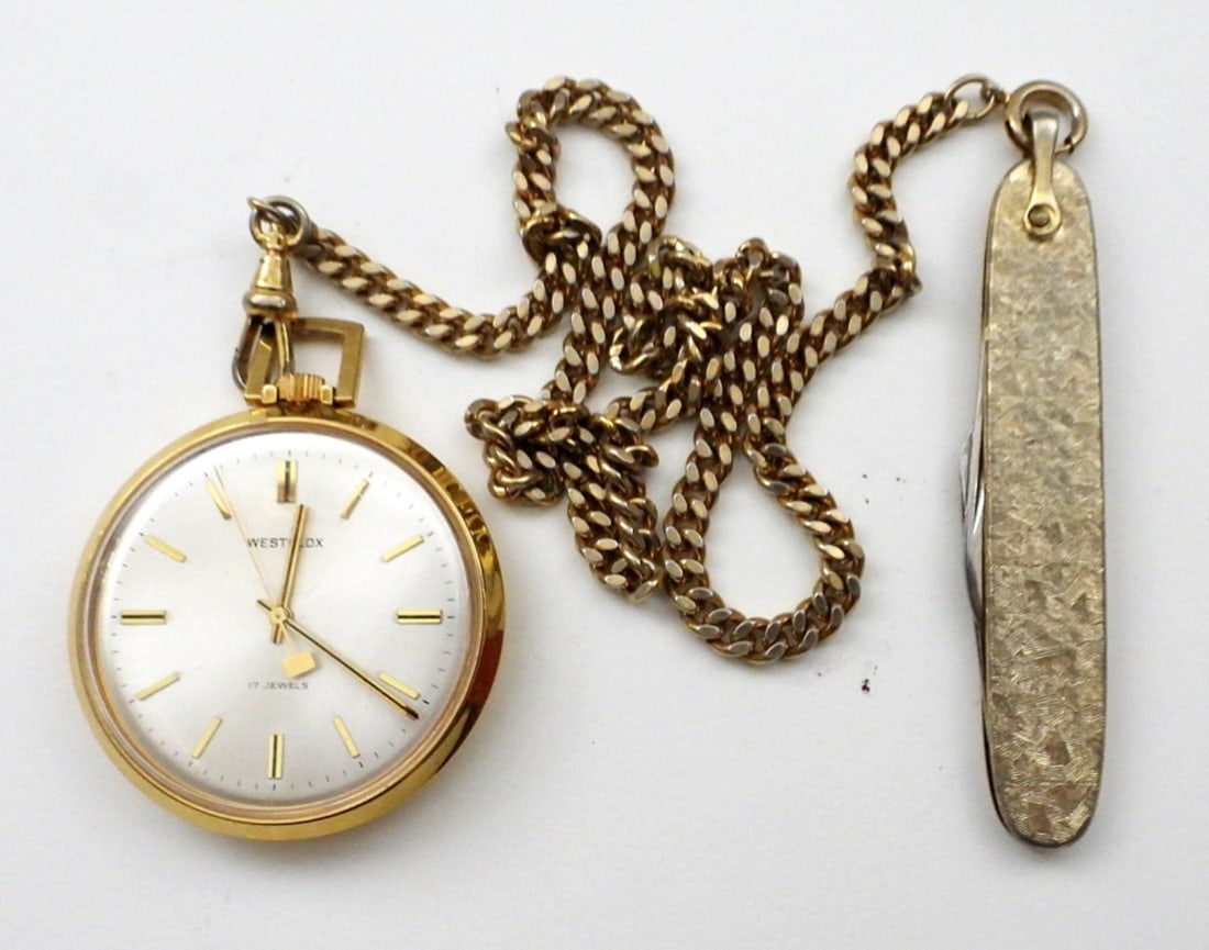 MEN'S DRESS WESTCLOX POCKET WATCH (1 of 3)
