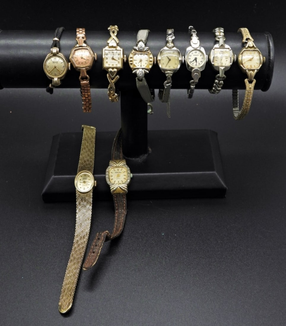 10 GRUEN VINTAGE LADIES WATCHES (1 of 4)