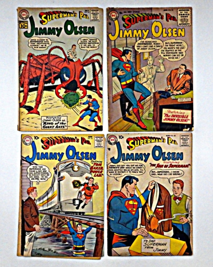 (4)DC SUPERMAN'S PAL JIMMY OLSEN 56-62 (1 of 2)