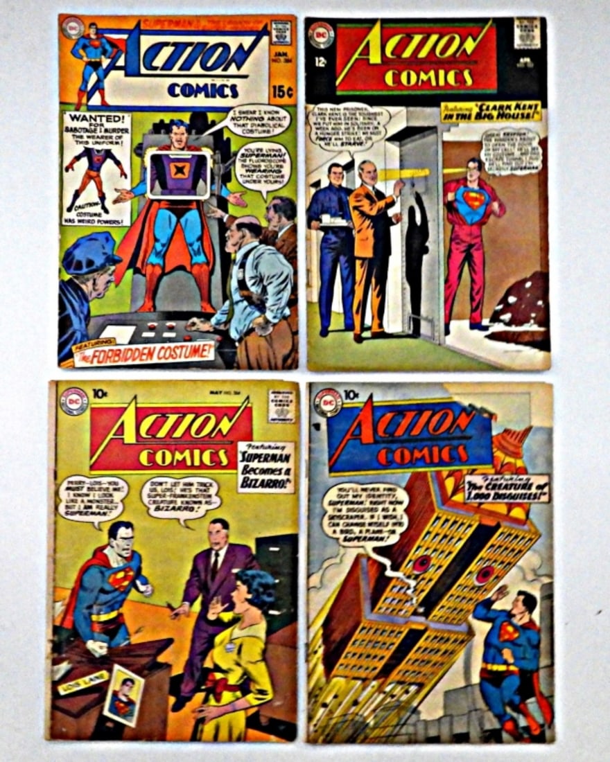 (4) DC ACTION COMICS (1 of 2)