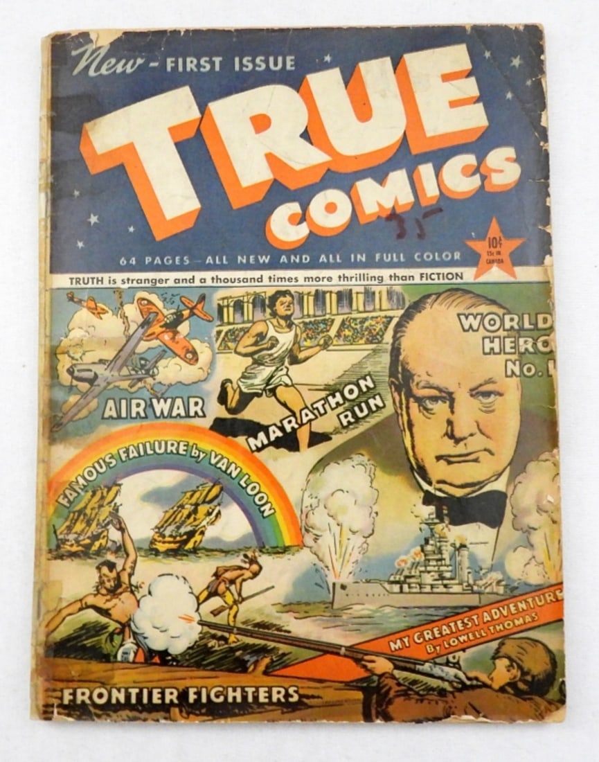 1941 TRUE COMICS #1 Winston Churchill (1 of 2)