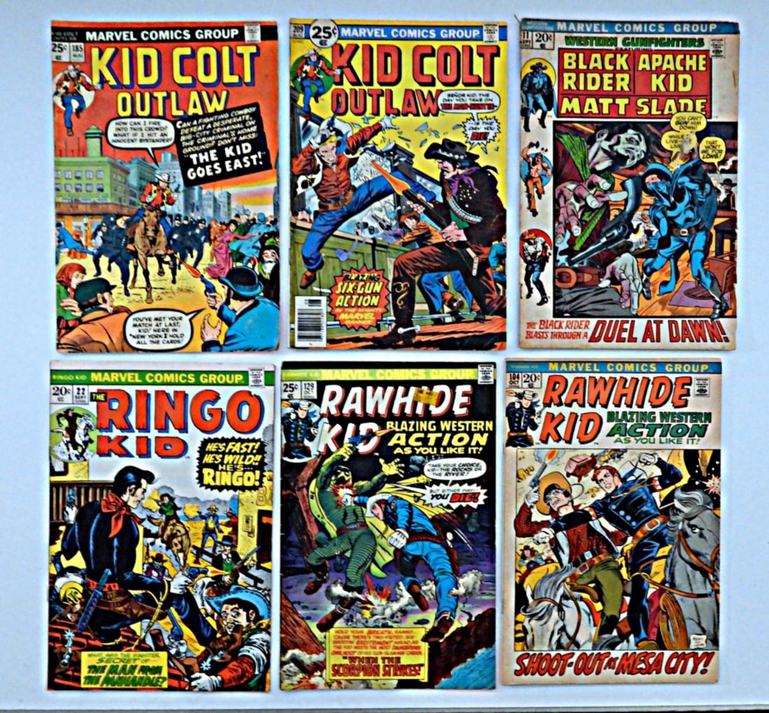 (6) VINTAGE MARVEL COMIC BOOKS (1 of 2)