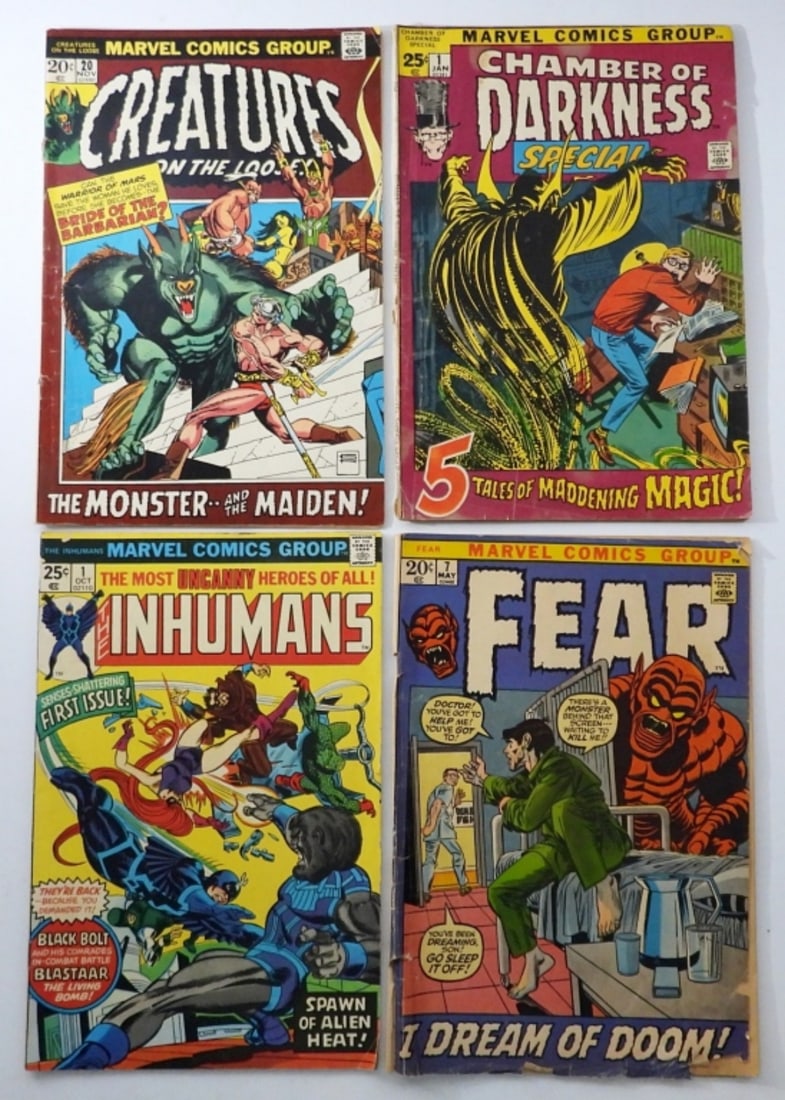 (4) MARVEL DARK THEMED COMIC BOOKS (1 of 2)